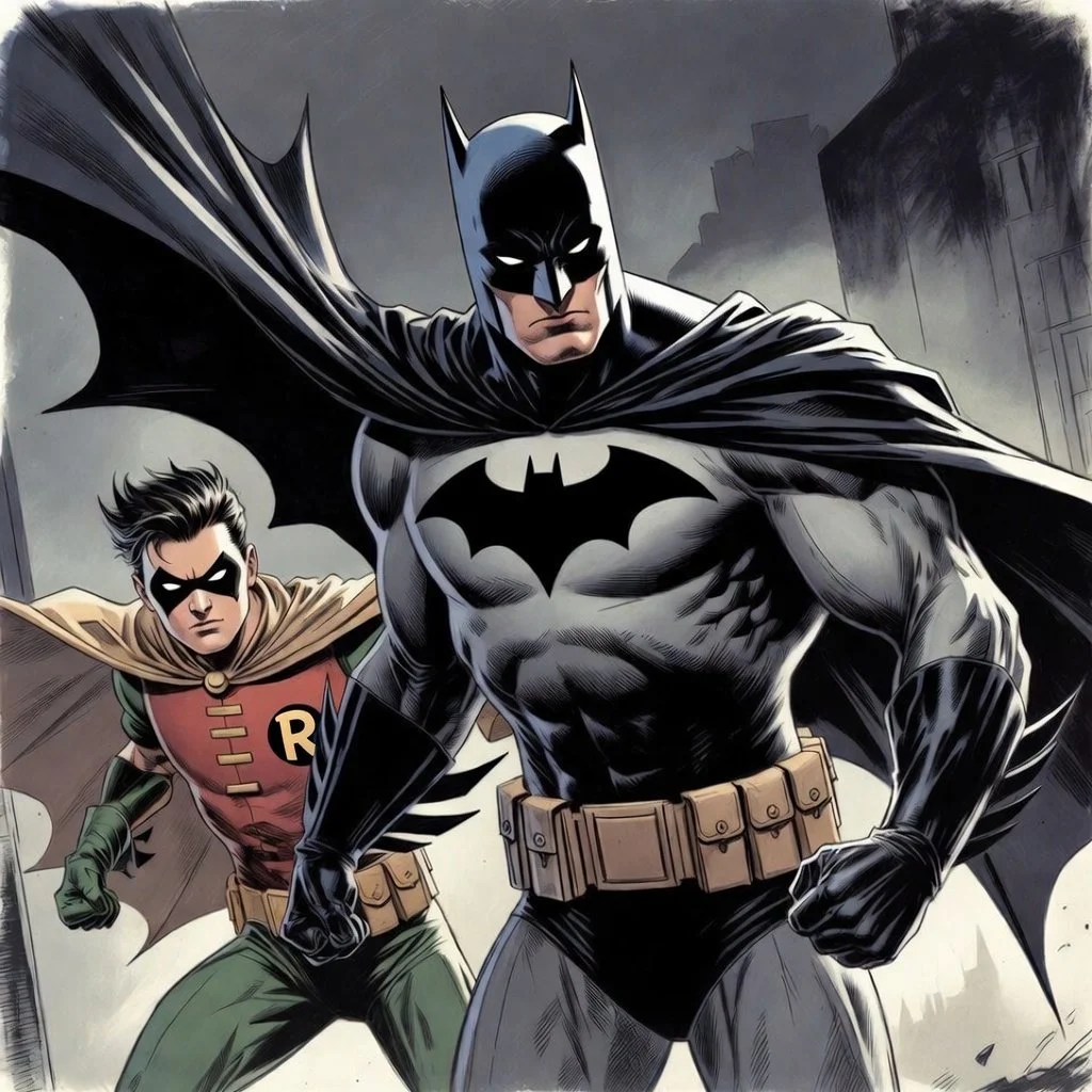 Batman and Robin Drink Coasters