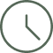 A clock showing the time as approximately 10:09.