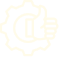 Line drawing of a target with an arrow hitting the bullseye.