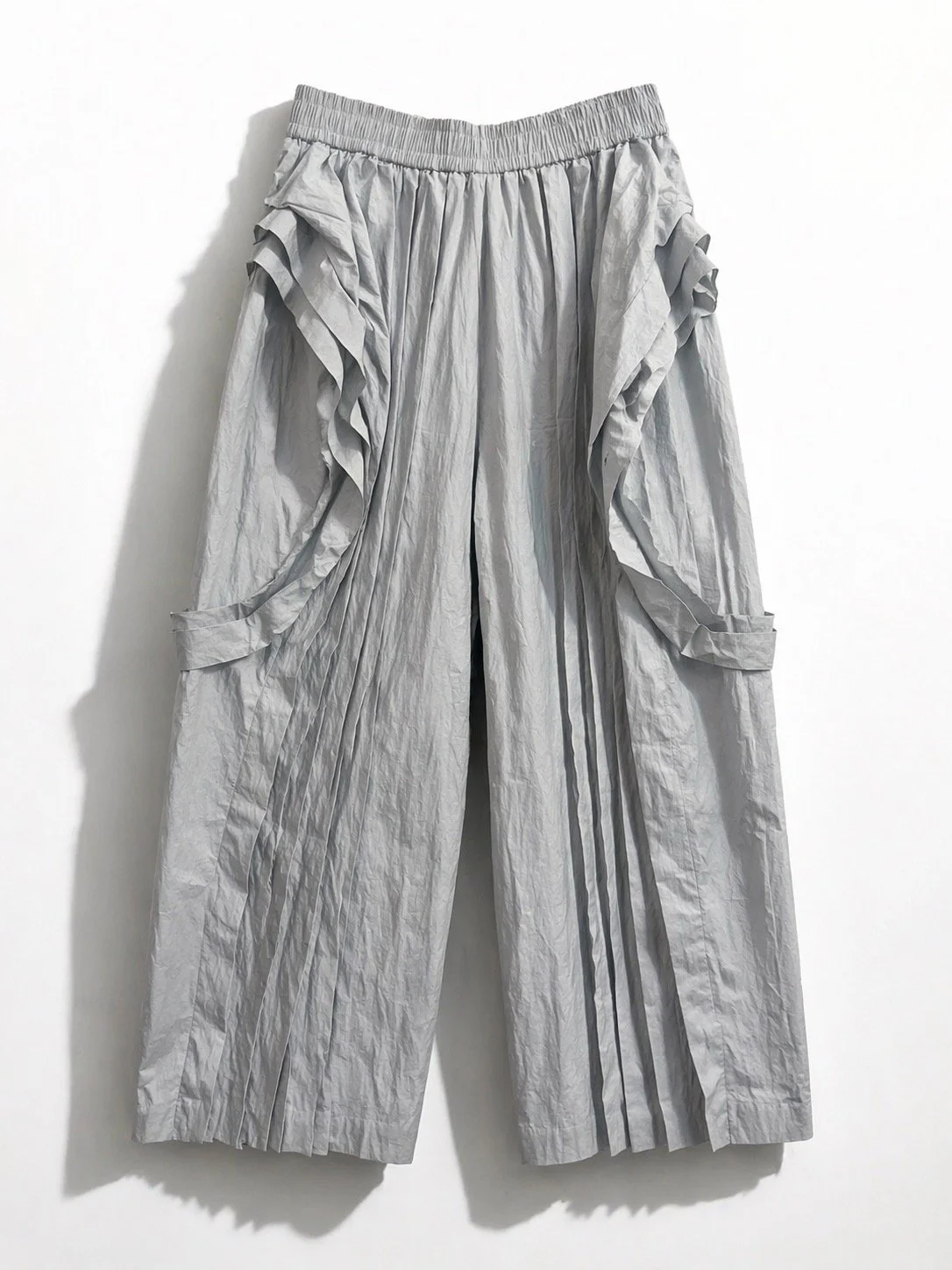 Structured Trousers - Grey