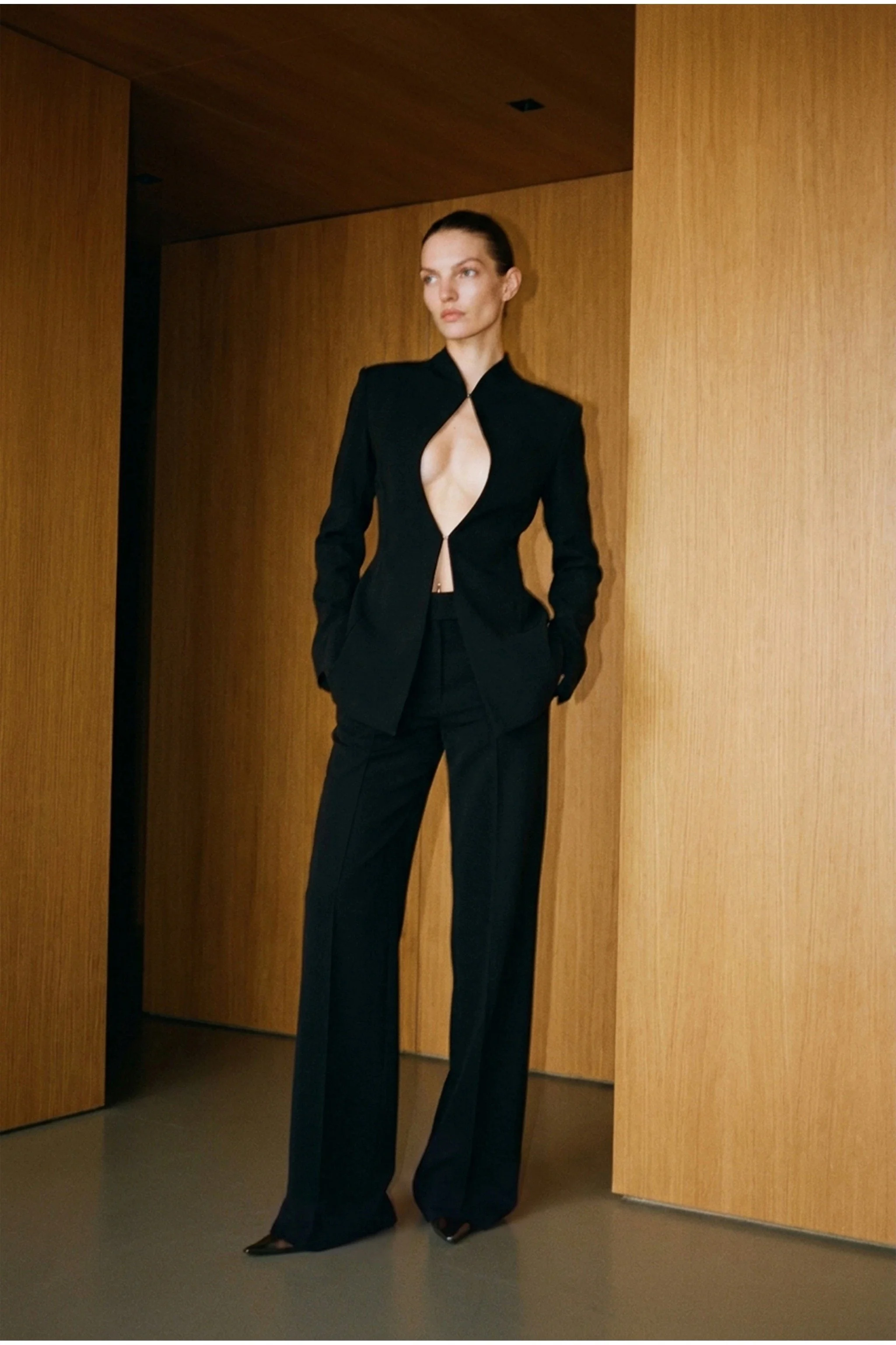 Cut-Out Blazer