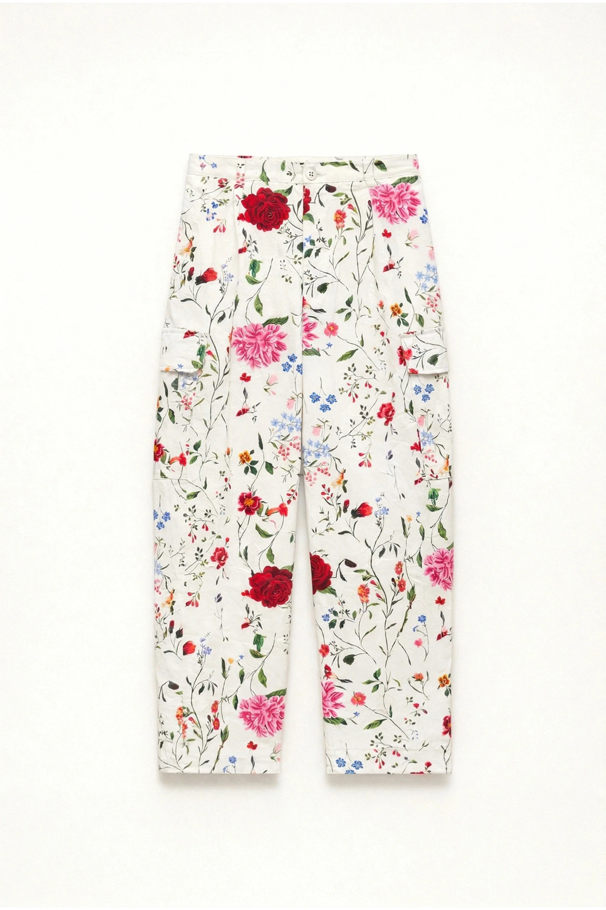 Cargo Floral Trousers