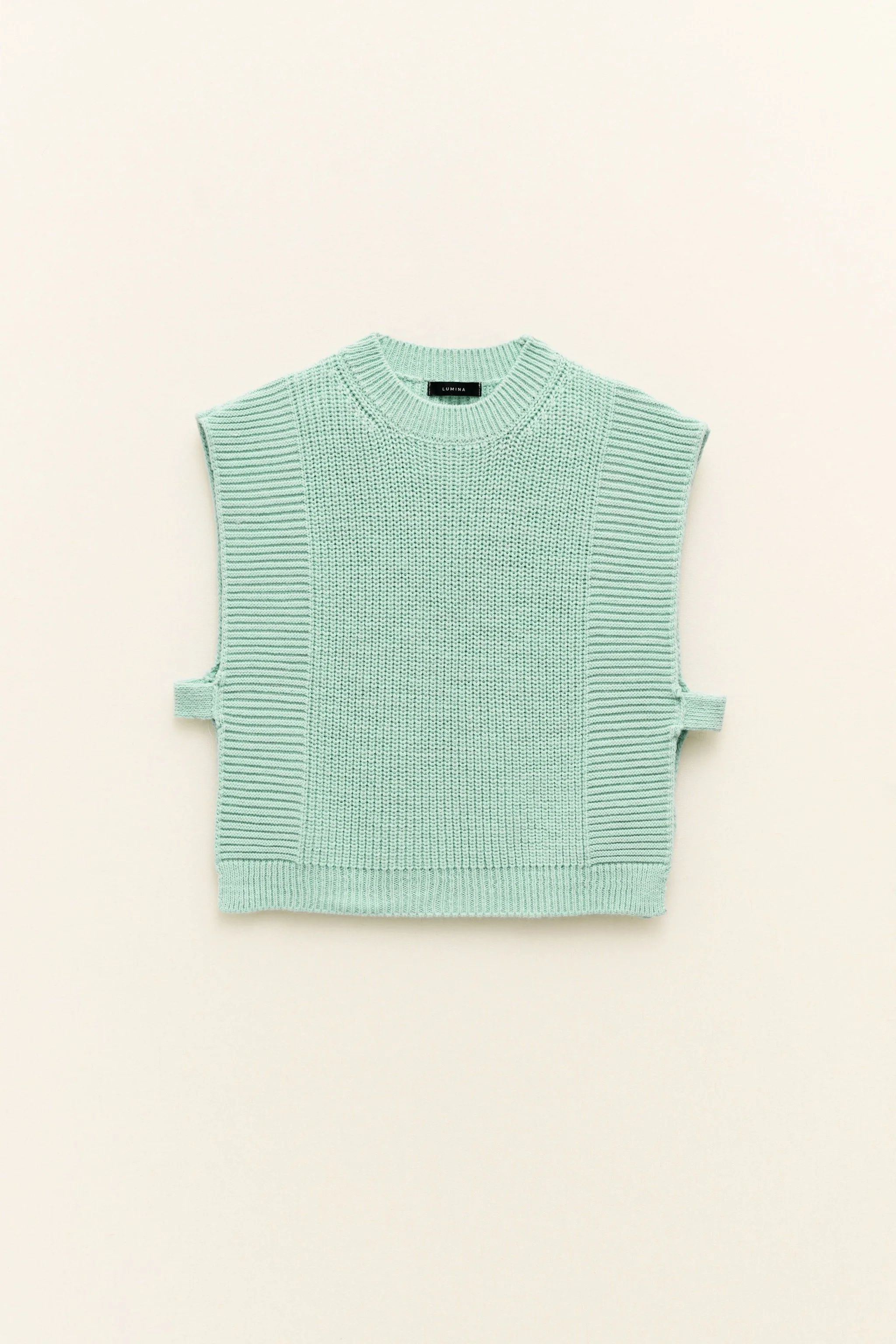 Open Vest - Water Green