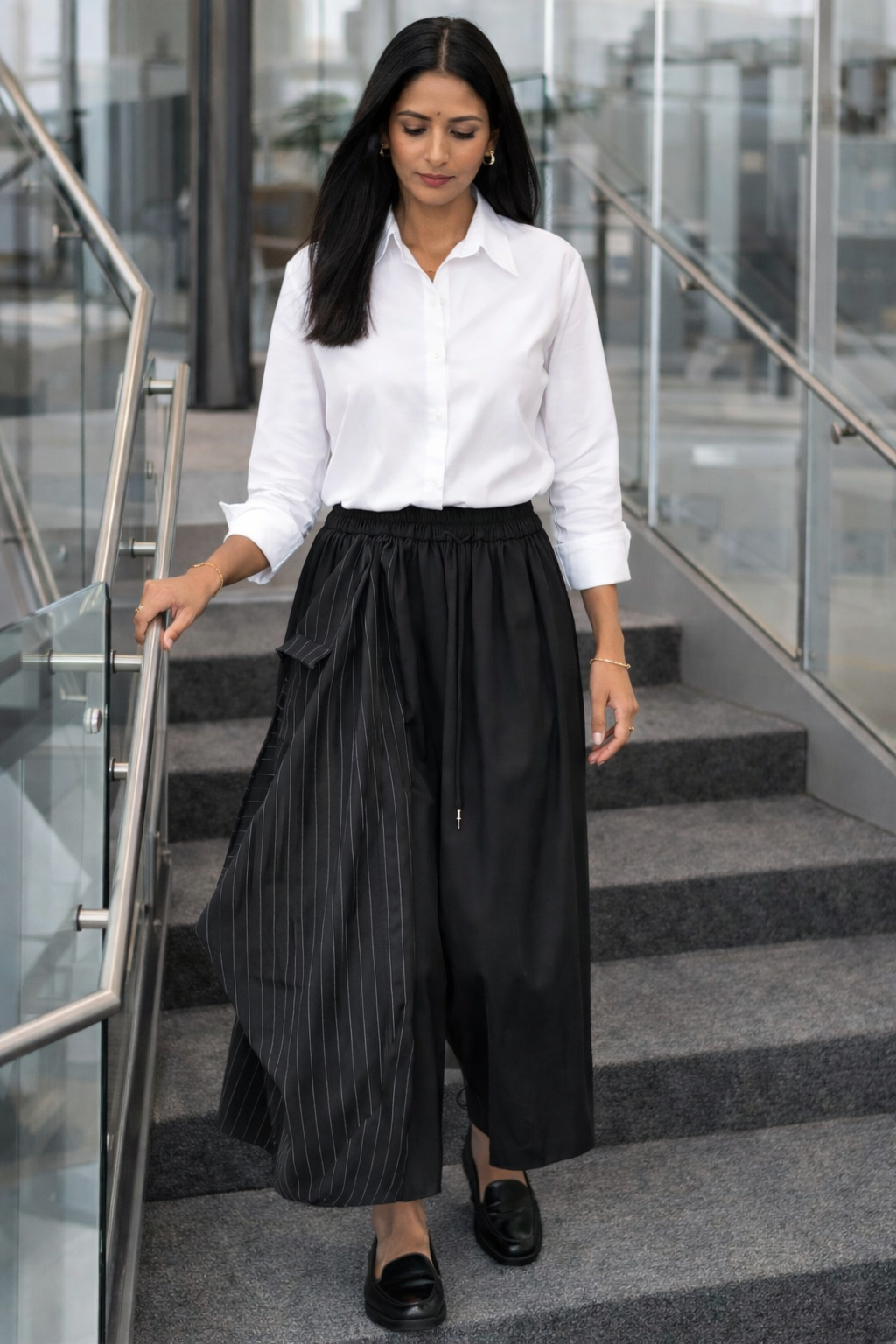 Pull-on Culottes Pants