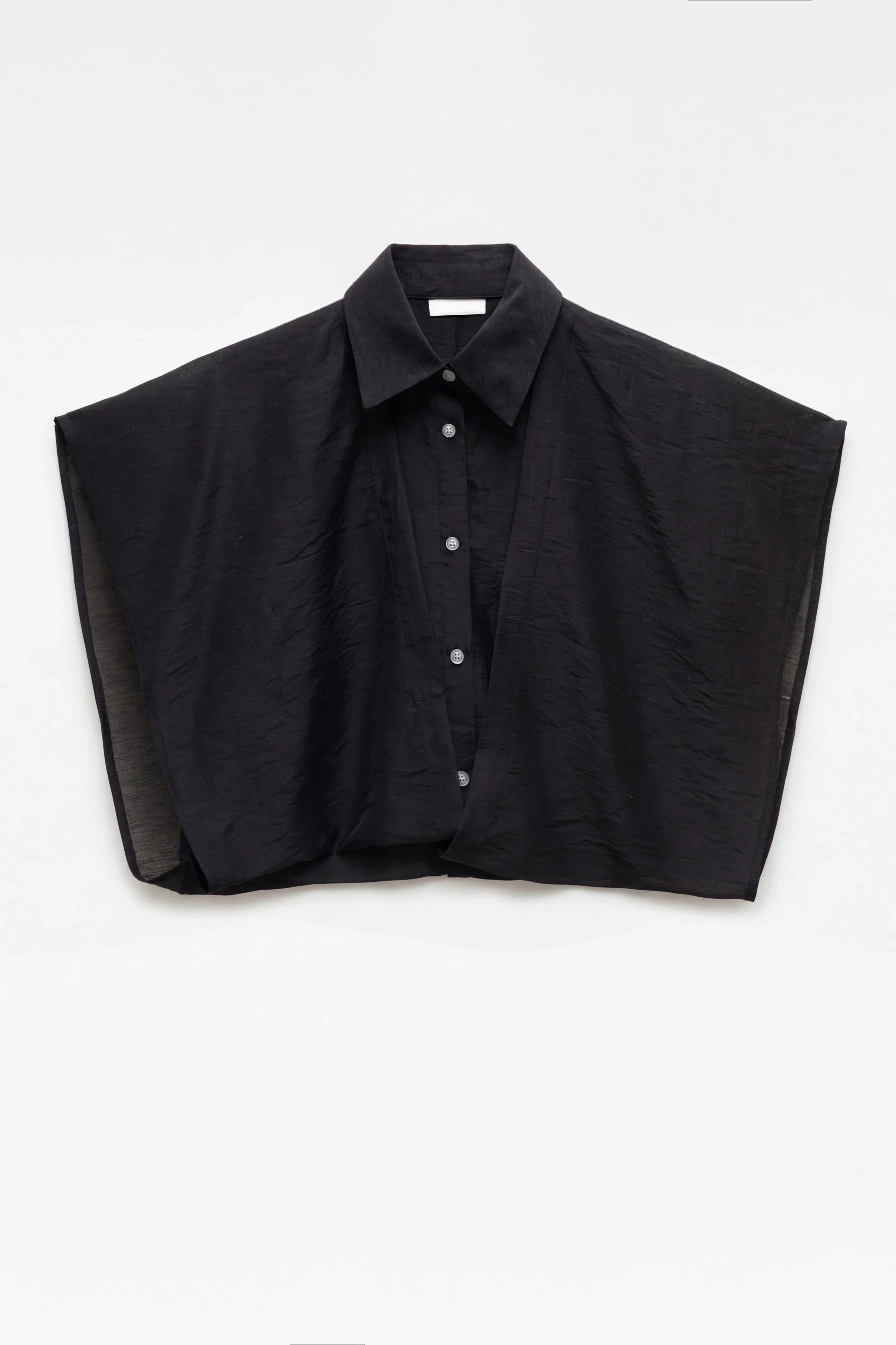Sleeveless Blouse 2 Ways - Black