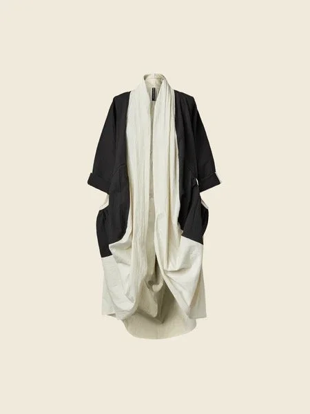 Bicolour Overcoat - Wendykei
