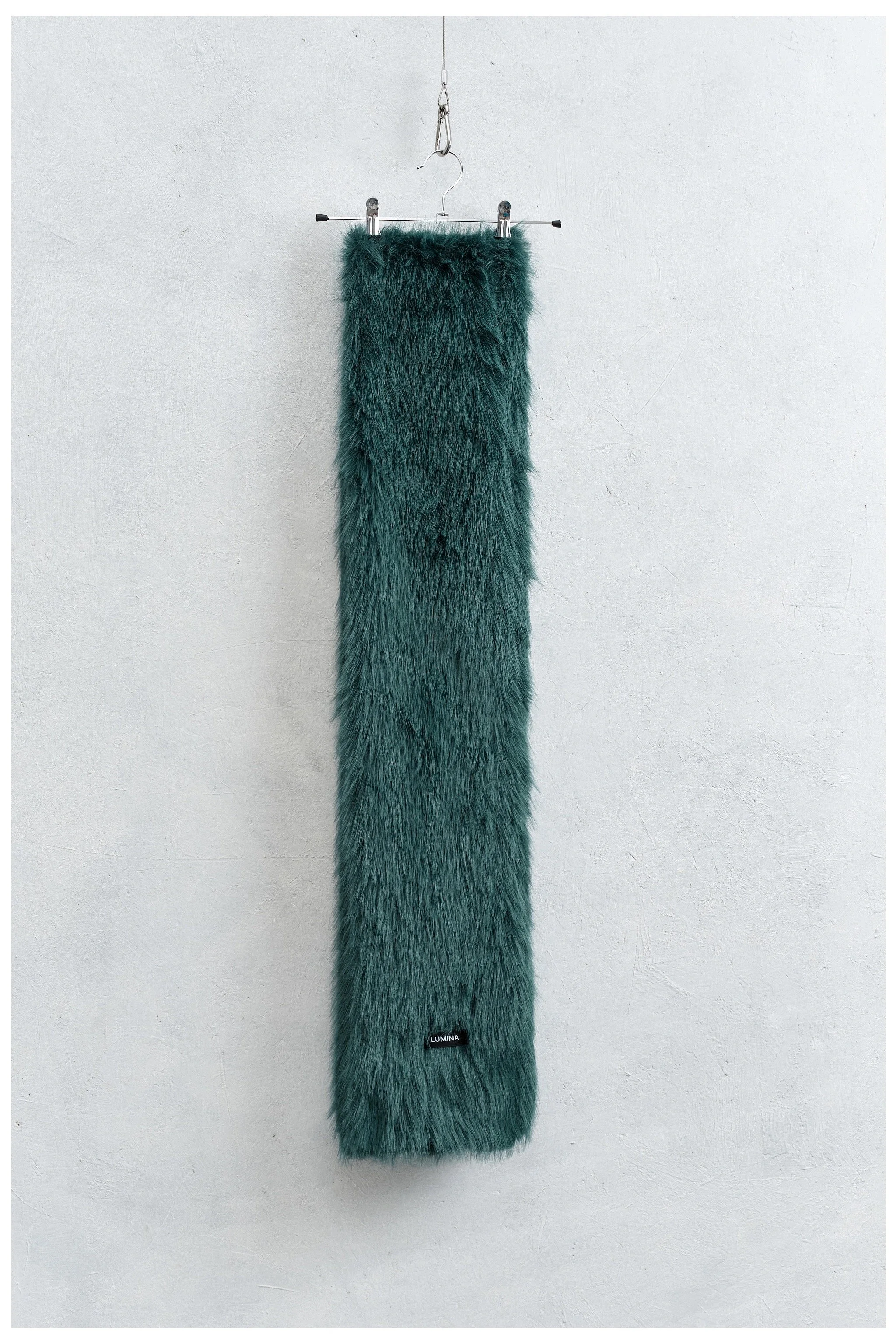Fur Scarf - Green