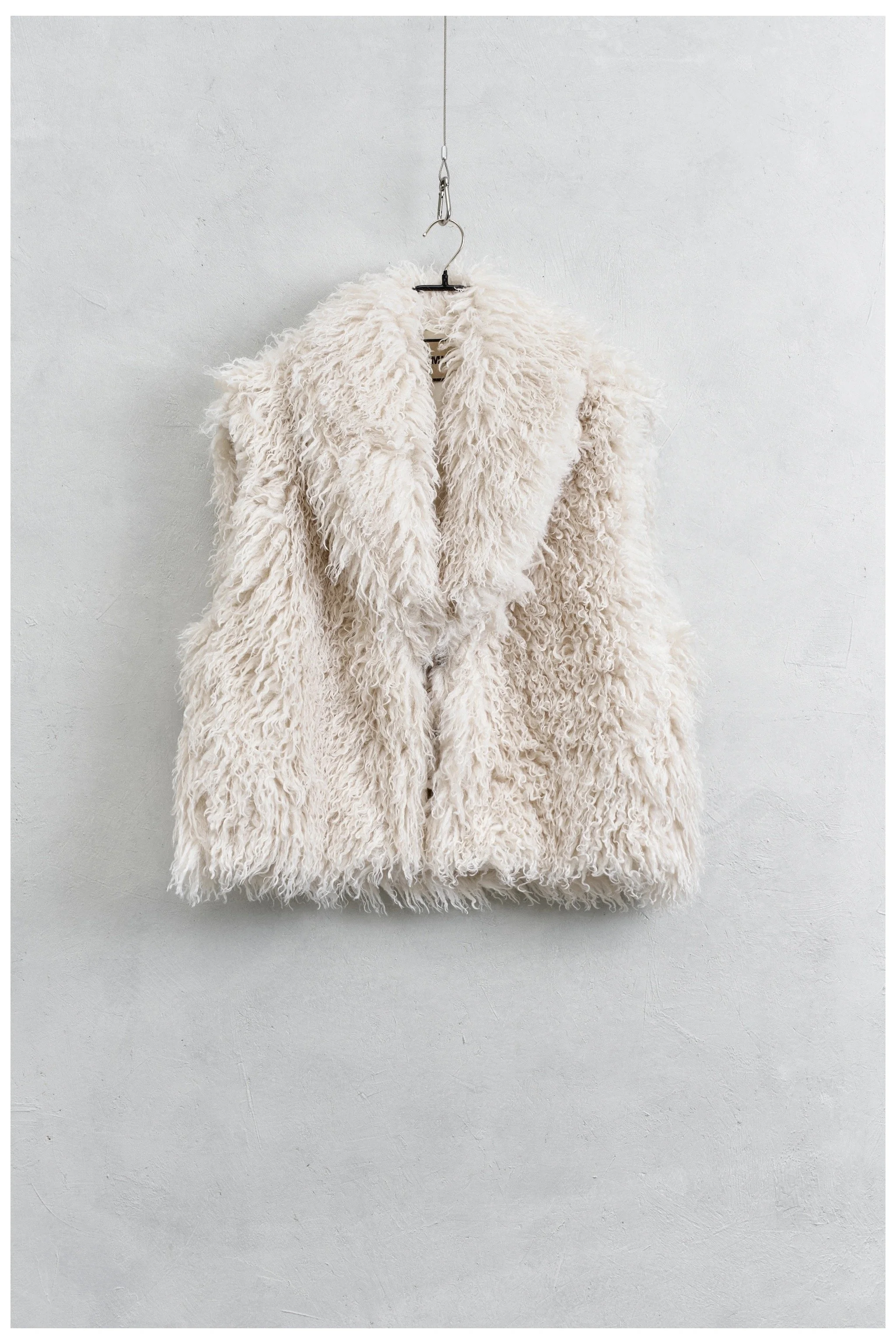 Fur Vest - Off-White