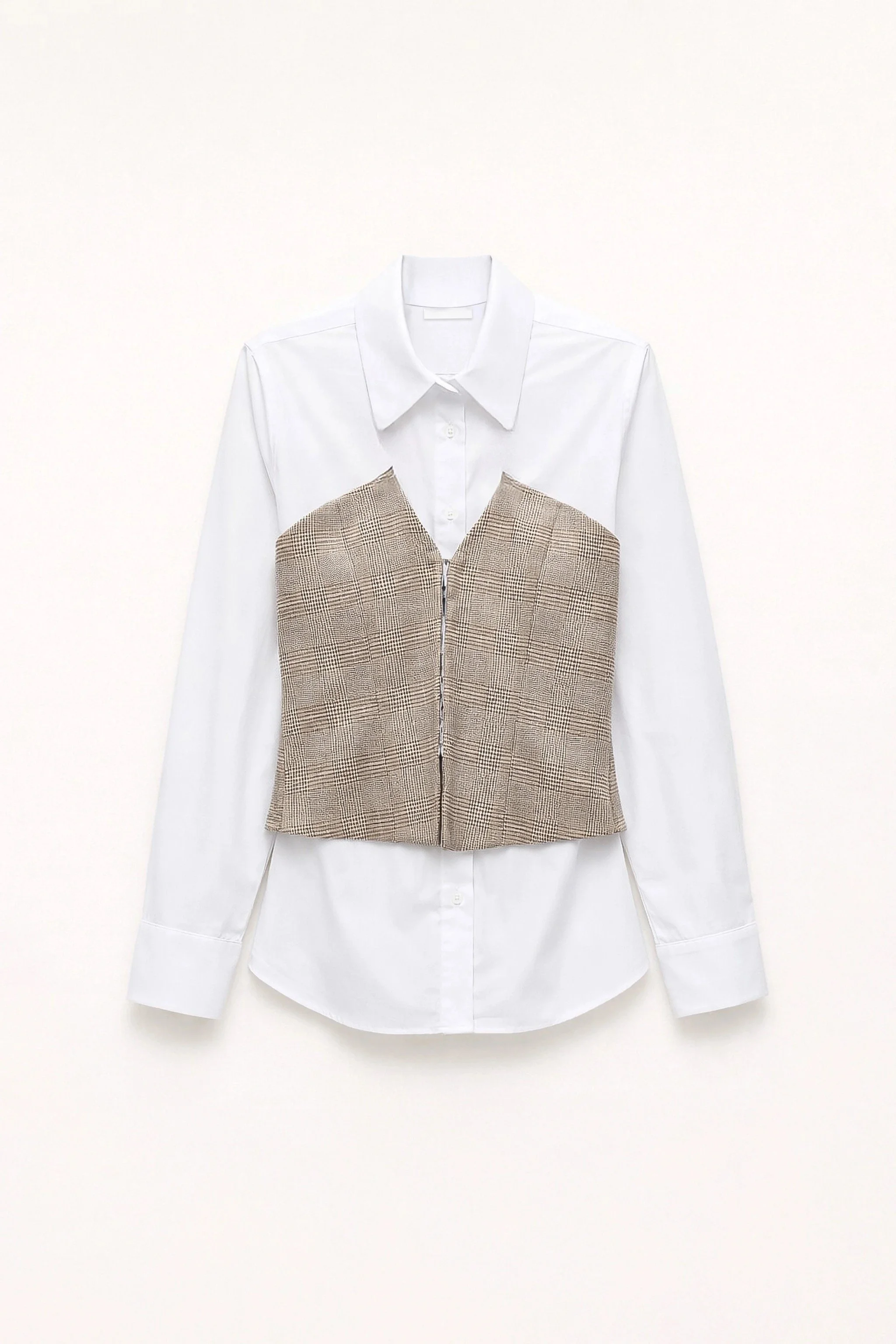 Faux Two-Piece Shirt