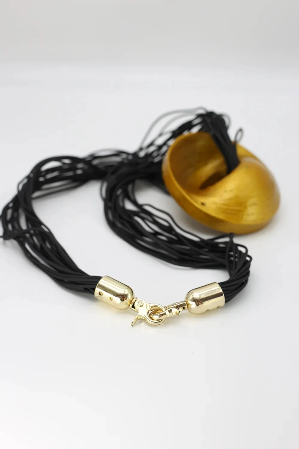 Bog Bamboo Ring Necklace