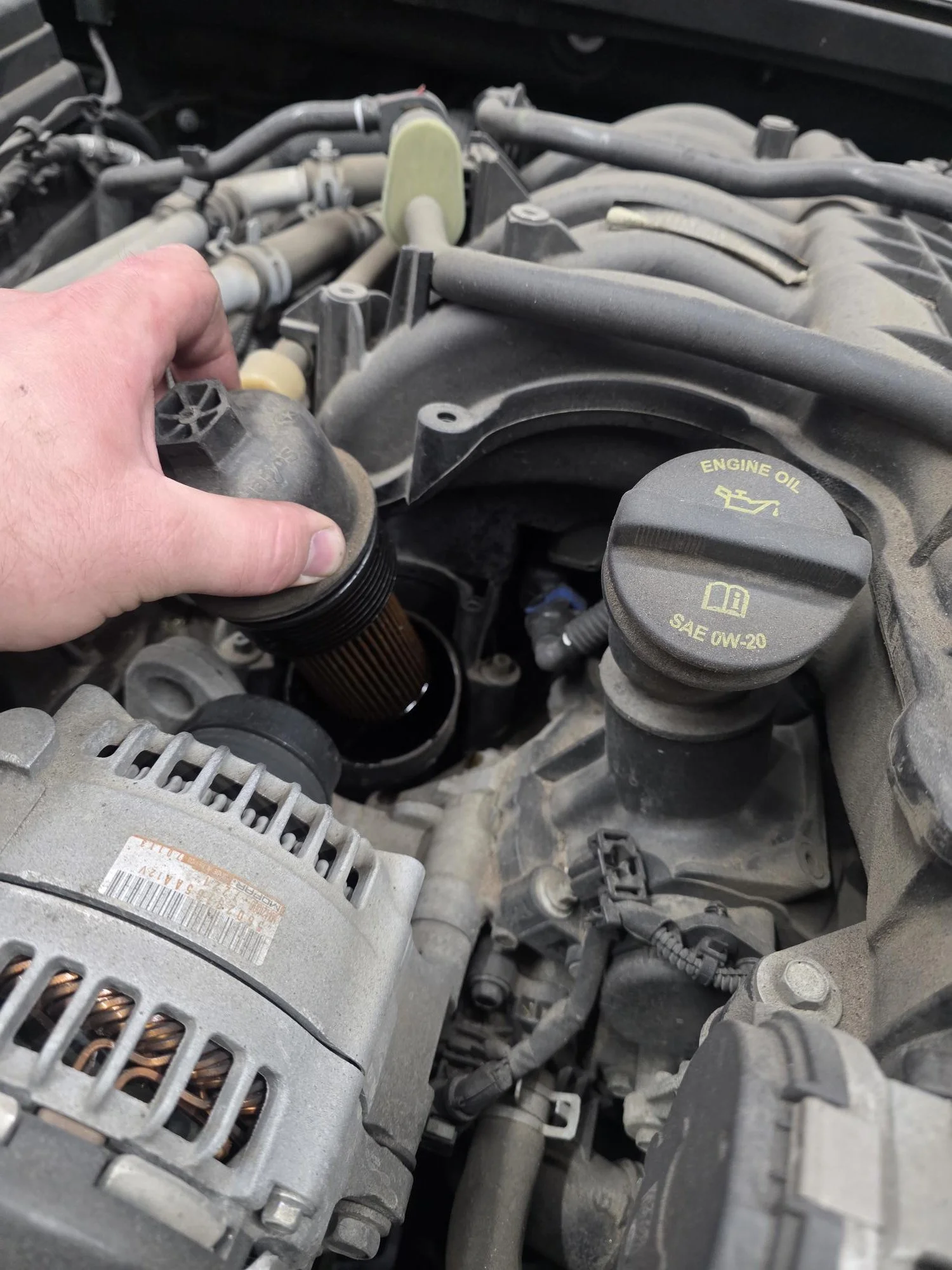 2023 Jeep Wrangler Oil Change at Chucks Auto Shop Inc. in Bend Oregon