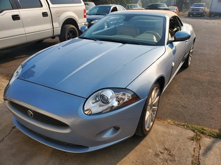 2010 Jaguar XK at Chucks Auto Shop Inc. in Bend Oregon for Oscilloscope testing