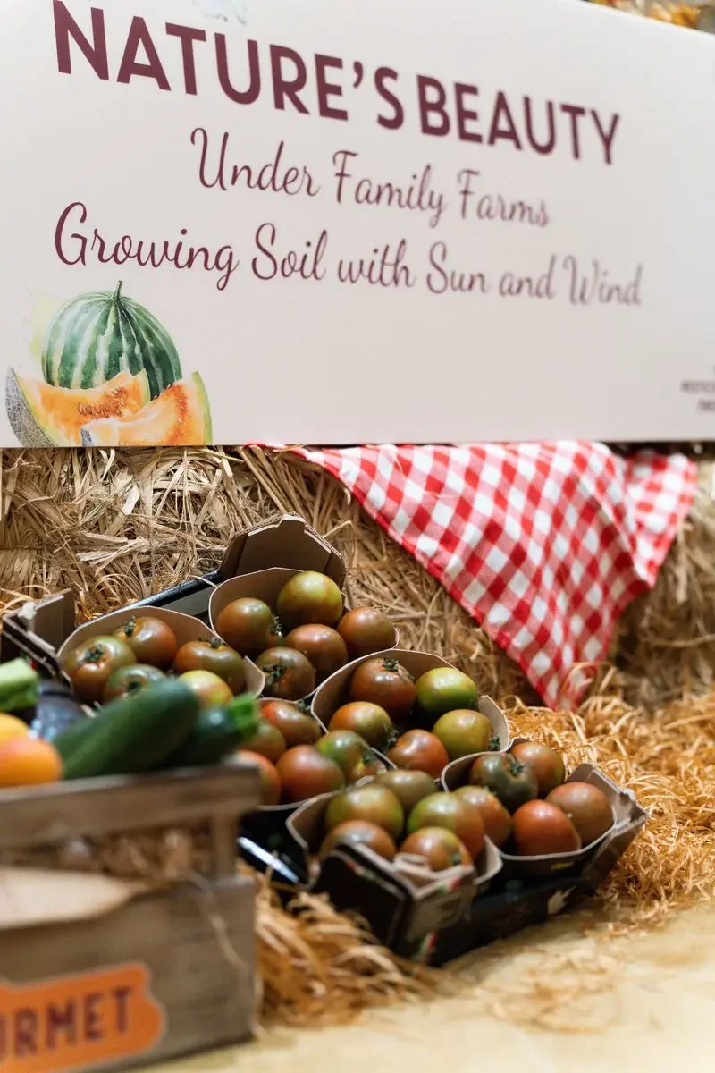 Fresh Italian produce at Hong Kong food market – gourmet ingredients from Italy