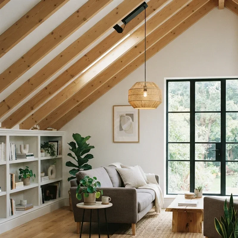 Slanted Ceiling Living Room Ideas