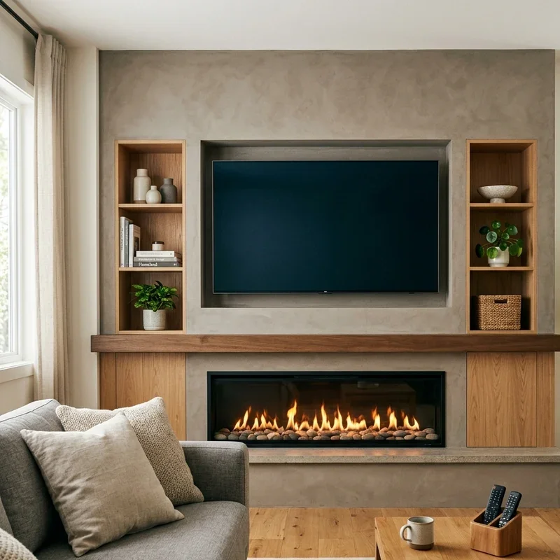 Living Room Entertainment Wall Ideas