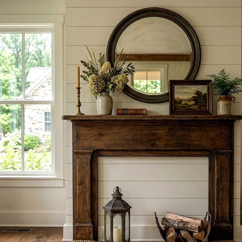 Mantel Without Fireplace Ideas