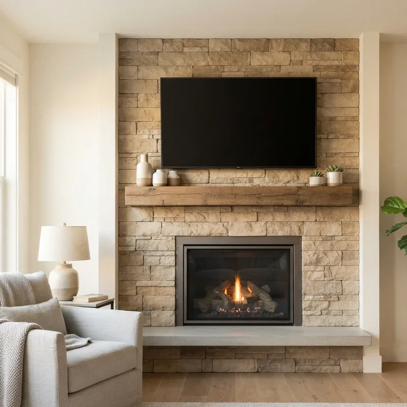 15 Fireplace TV Accent Wall Ideas for a Stylish Living Room