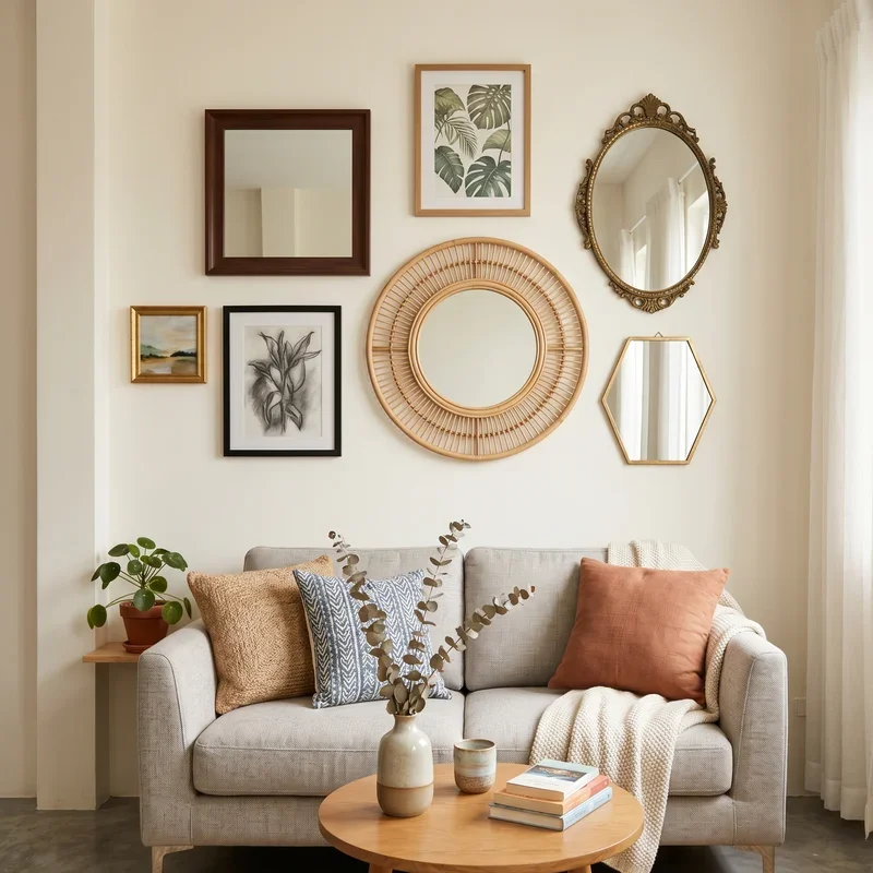 Small Living Room Mirror Ideas