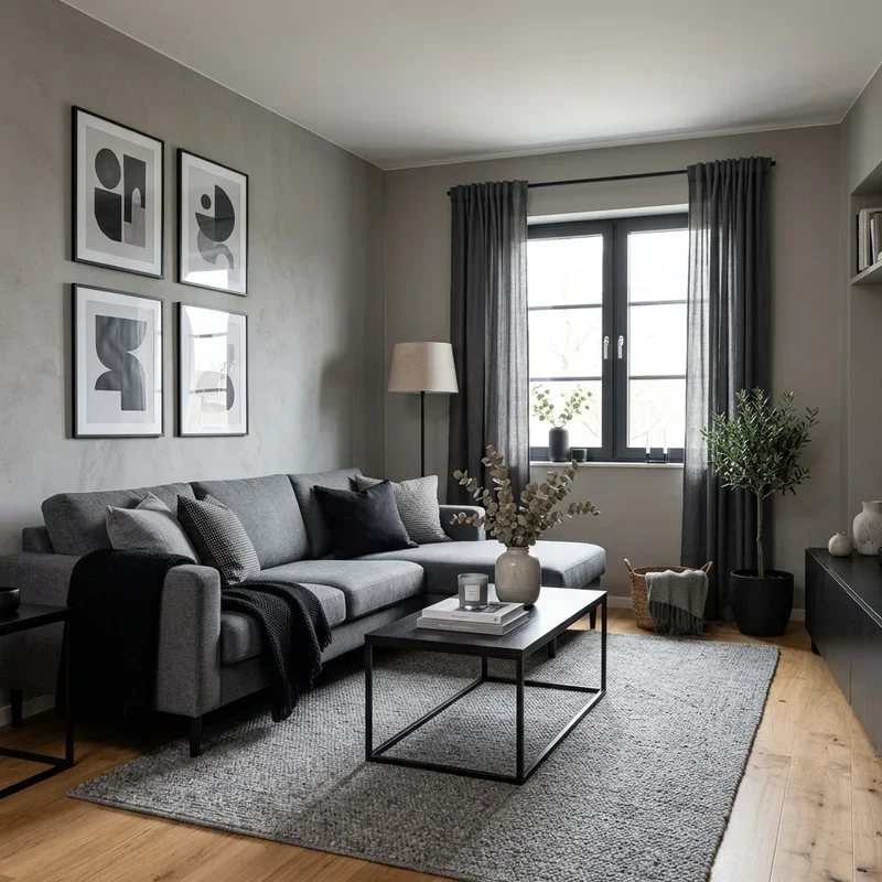 15 Gray and Black Living Room Ideas to Elevate Your Space