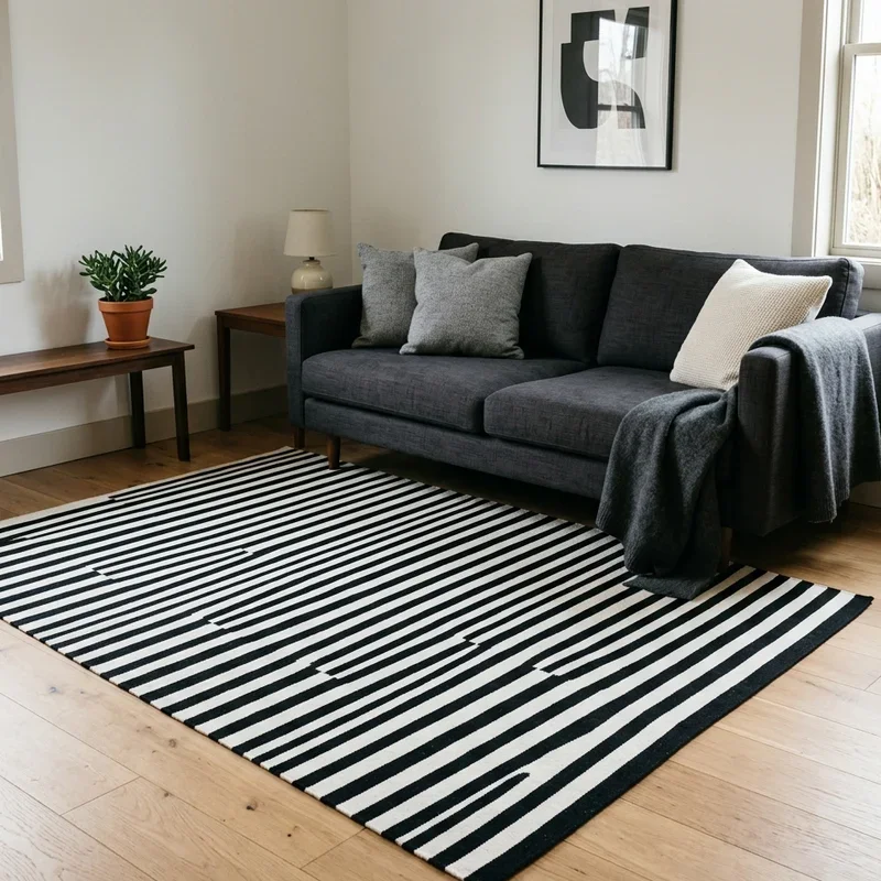 Dark Grey Couch Rug Ideas