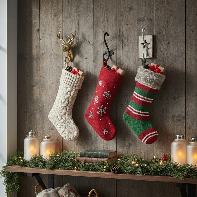 Stocking Hanging Ideas Without Fireplace
