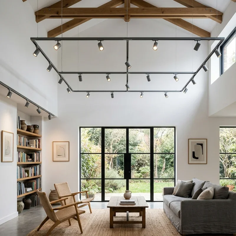 High Ceiling Living Room Lighting Ideas