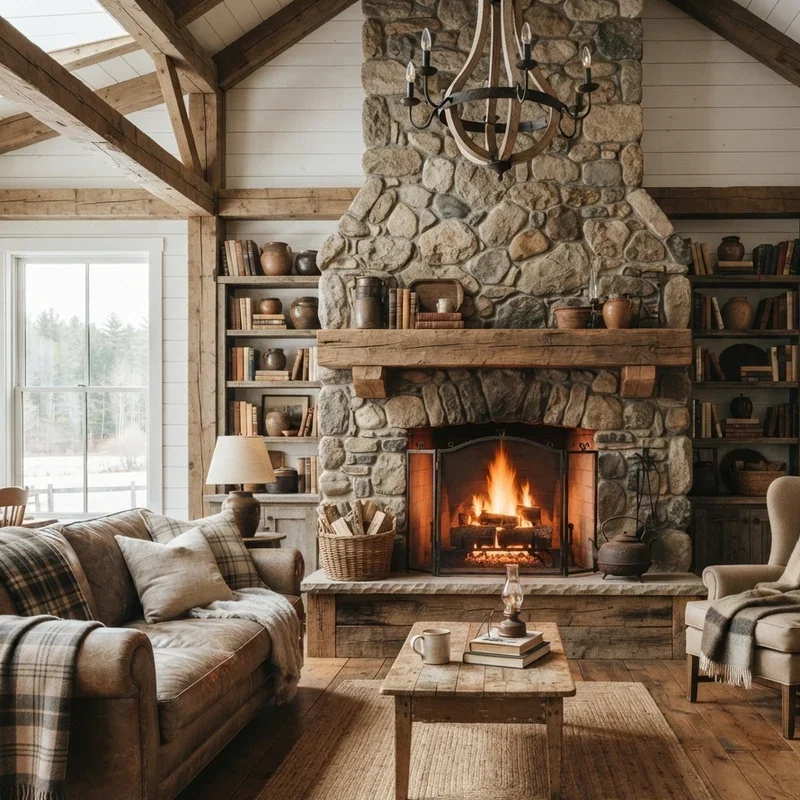 Farmhouse Rustic Living Room Ideas