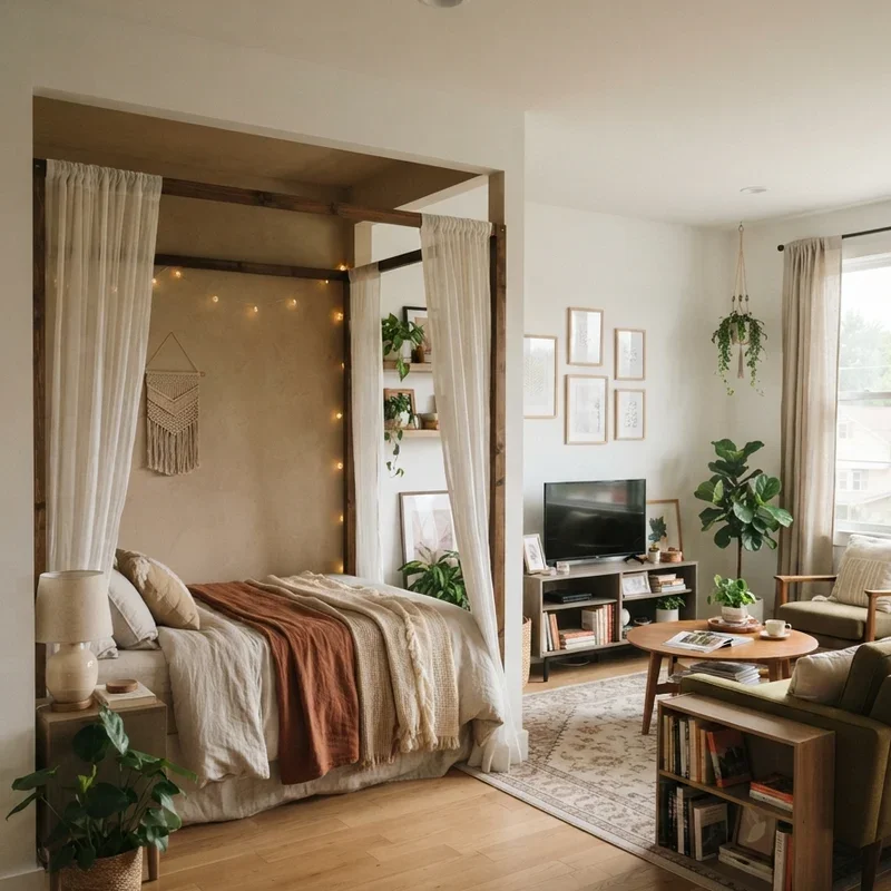 Living Room Bedroom Combo Ideas