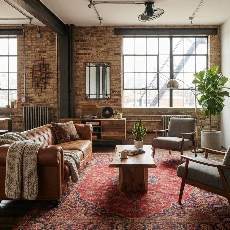 Red Persian Rug Living Room Ideas