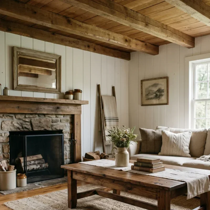 Rustic Farmhouse Living Room Ideas
