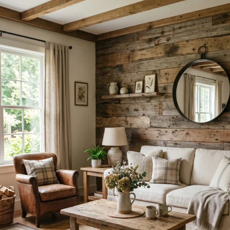 Rustic Farmhouse Living Room Ideas