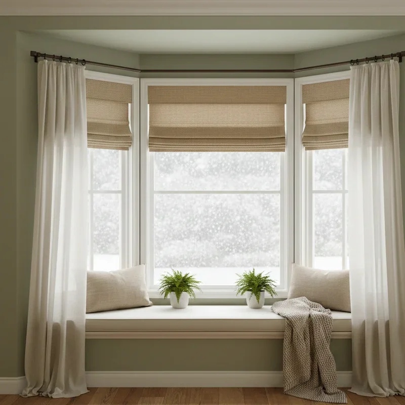 Bay Window Covering Ideas