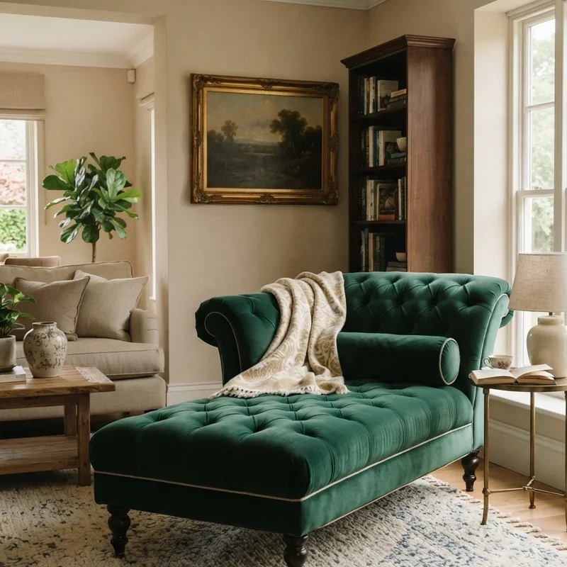 Living Room with Chaise Lounge Ideas