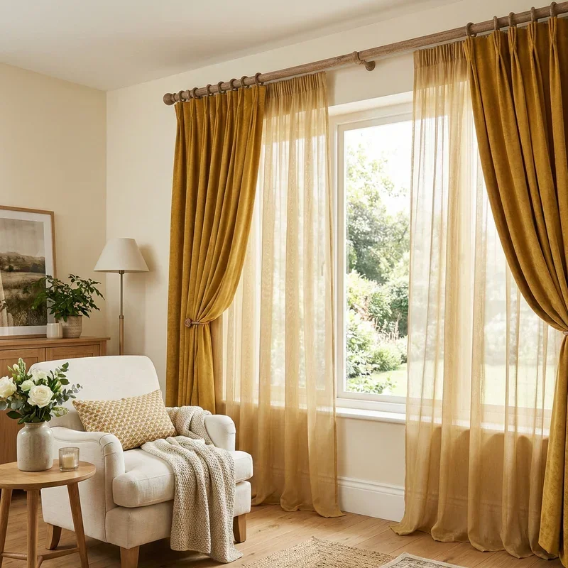 Gold Curtains Living Room Ideas