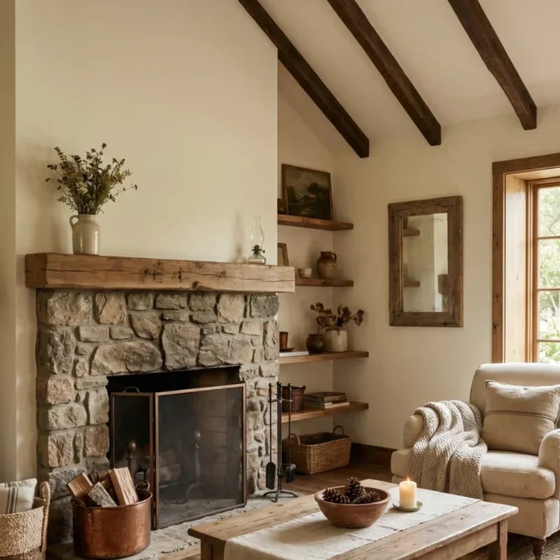 Rustic Farmhouse Living Room Ideas