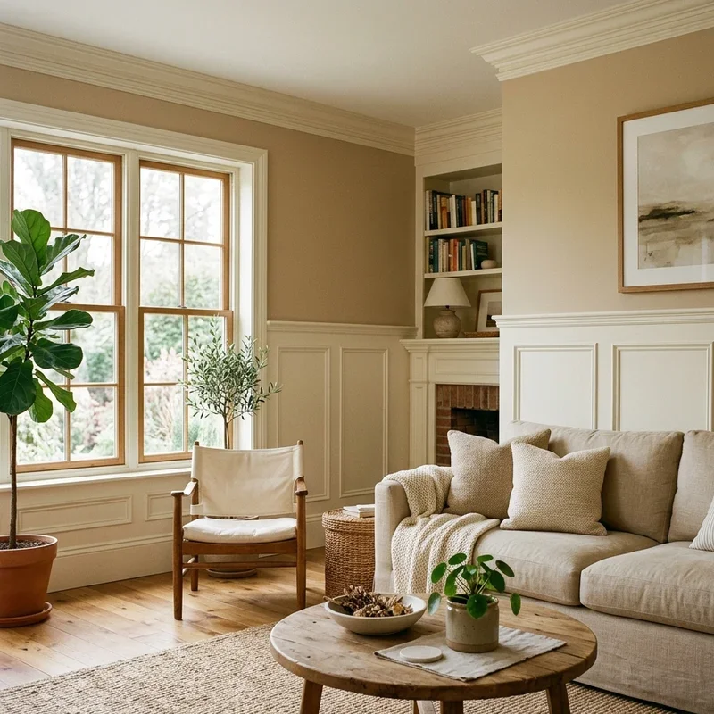 Warm Beige Living Room Ideas