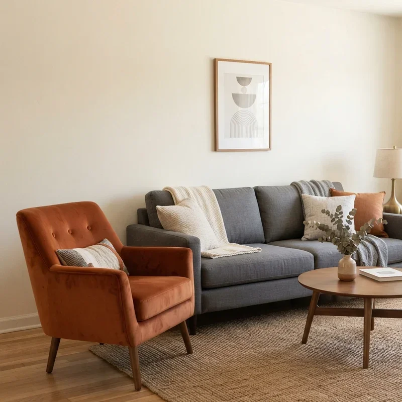 Gray Couch With Accent Chair Ideas