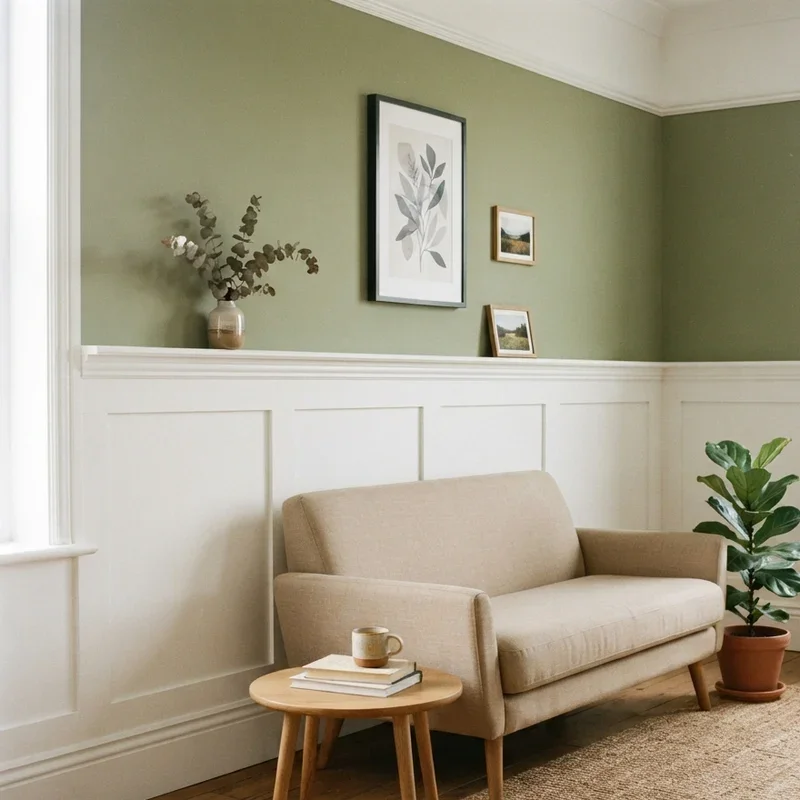 Two Tone Living Room Paint Ideas