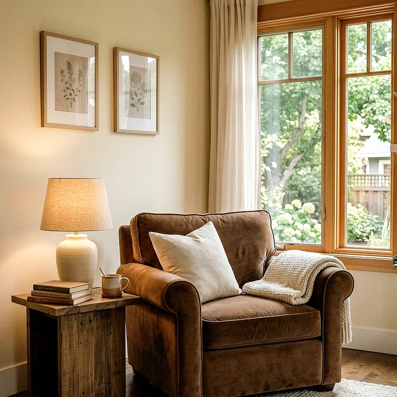 Brown and Cream Living Room Ideas