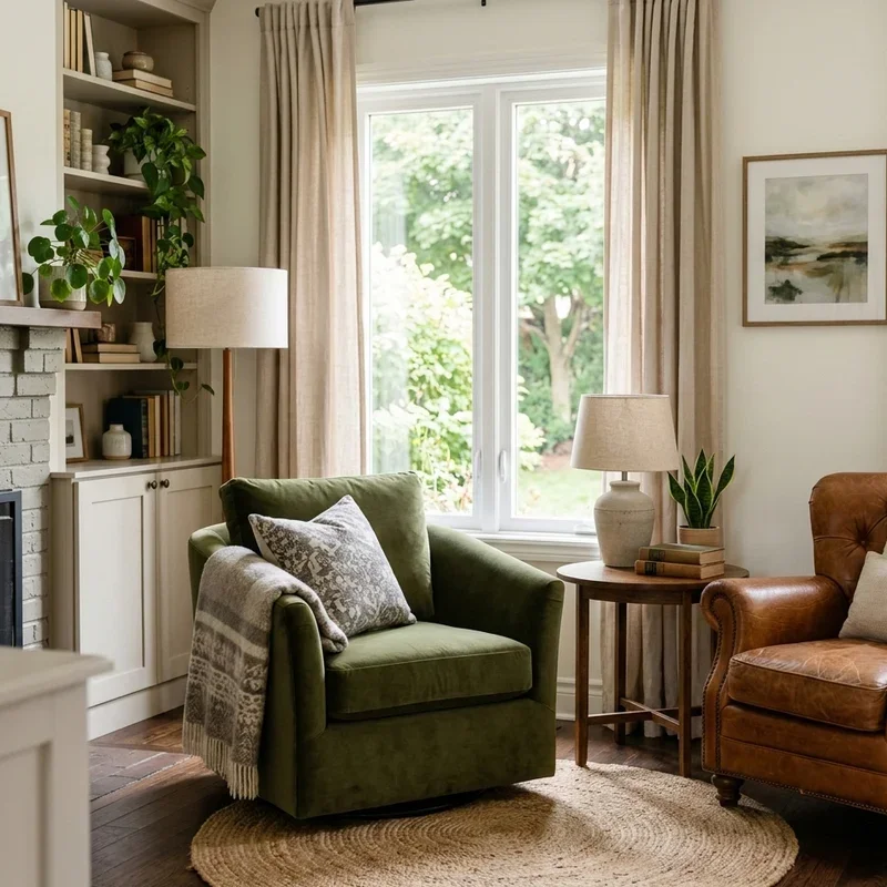 Swivel Chair Living Room Ideas