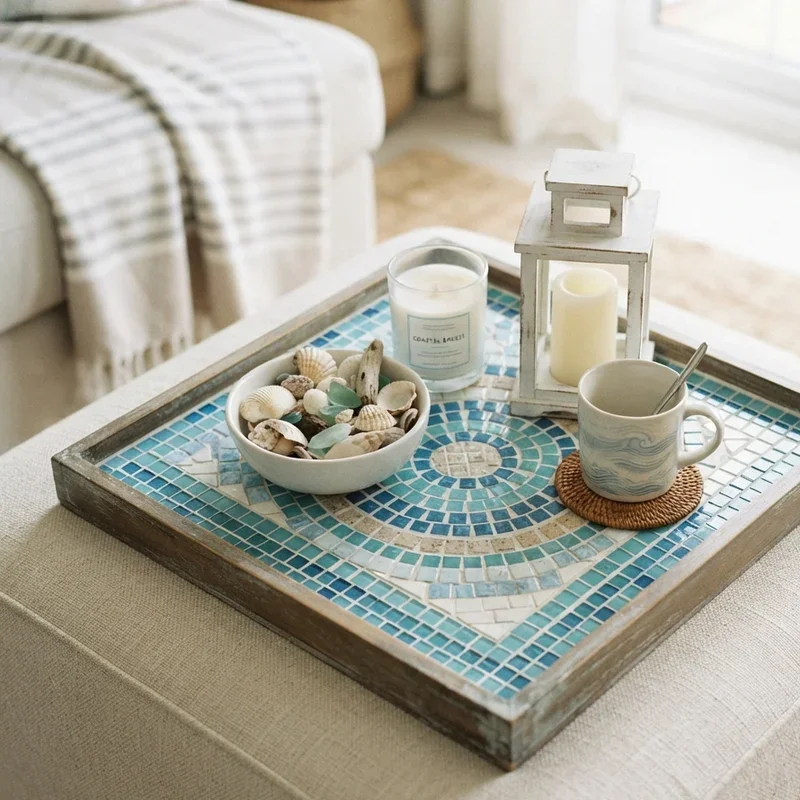 Ottoman Tray Decor Ideas
