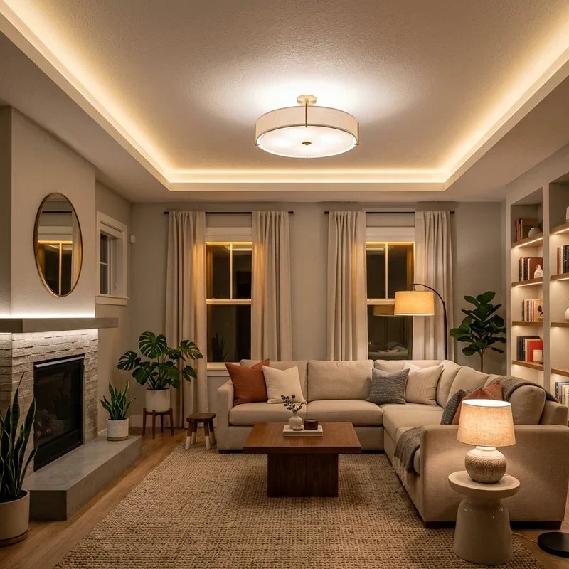 Square Living Room Ideas