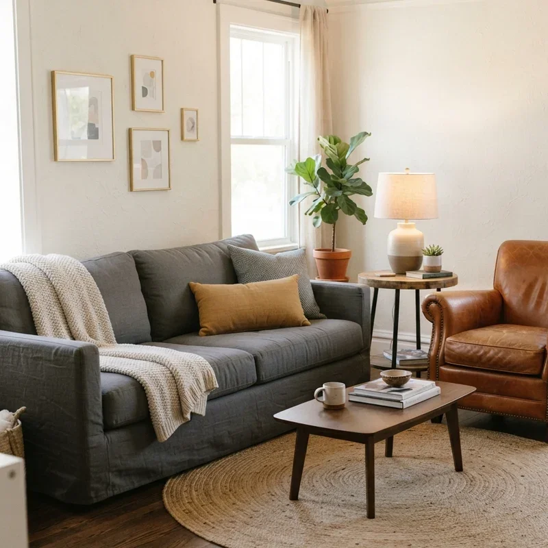 Gray Couch With Accent Chair Ideas