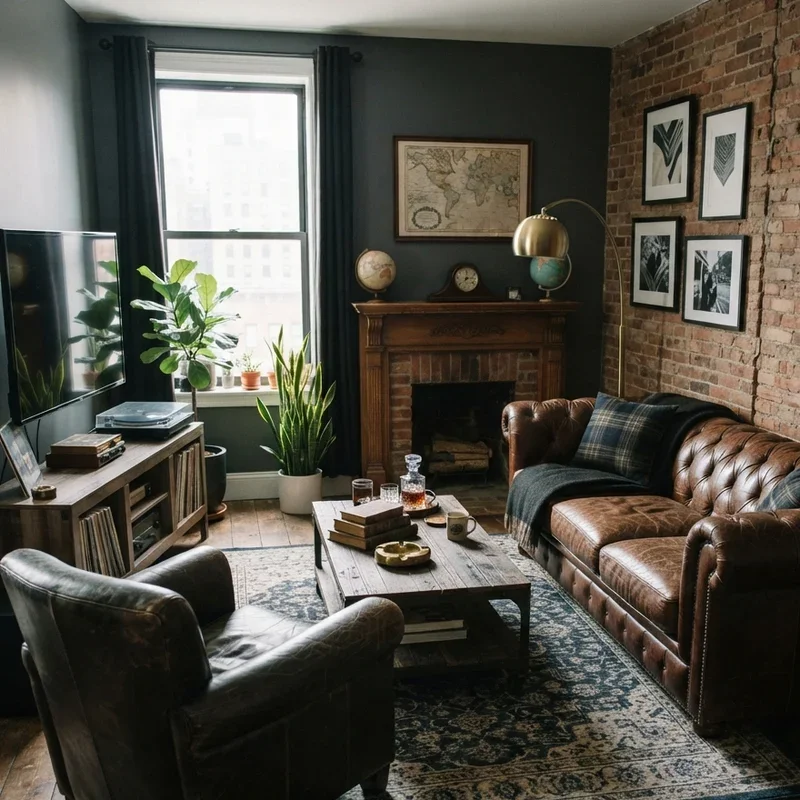 Bachelor Living Room Ideas
