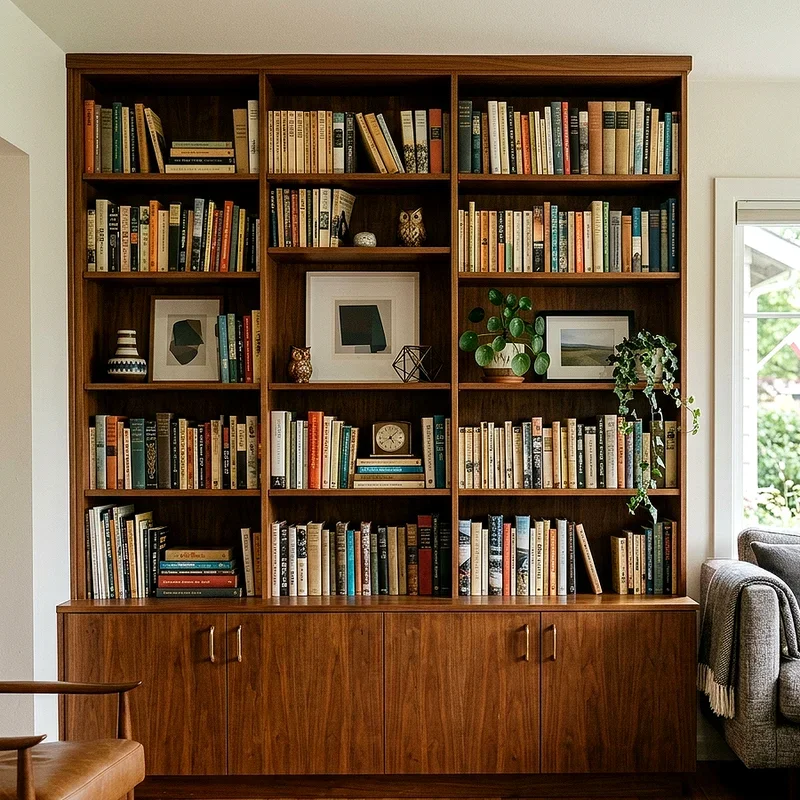 Living Room Bookcase Ideas