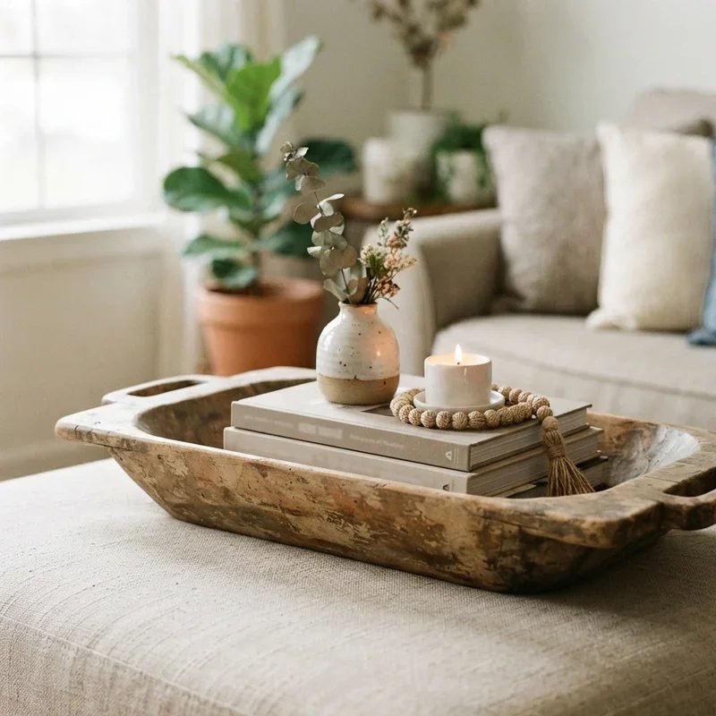 Ottoman Tray Decor Ideas