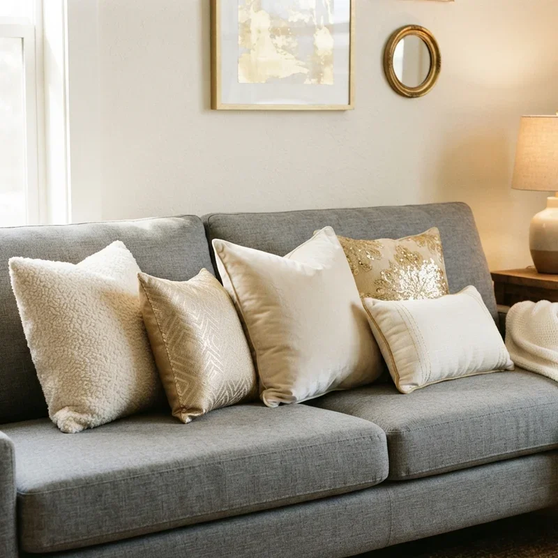Throw Pillows for Gray Couch Ideas