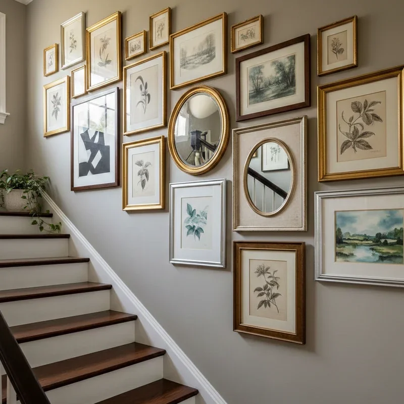 Staircase Gallery Wall Ideas