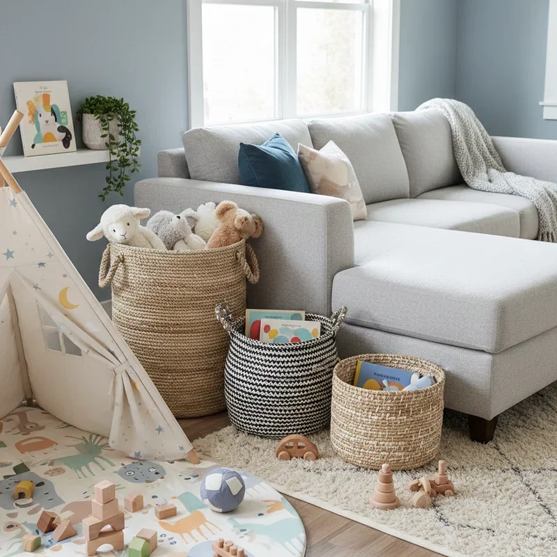 Play Area in Living Room Ideas