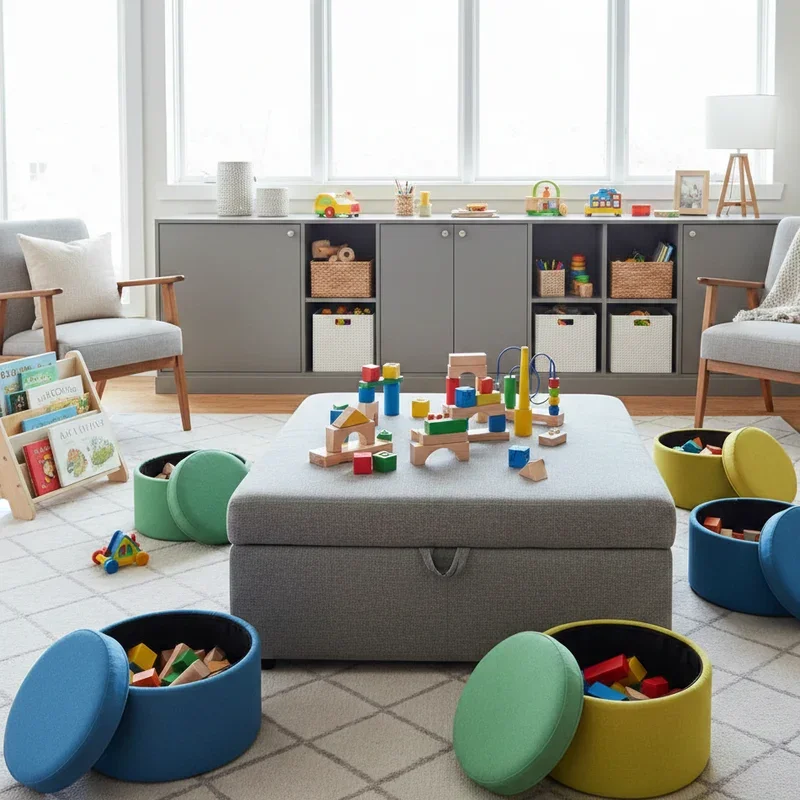 Play Area in Living Room Ideas